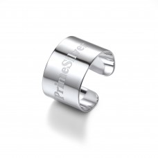 PrimeSilver Sterling Silver Stackable Knuckle Ring, 5MM/10MM/15MM Toe Finger Open Band Ring for Women Men Girls Minimalist Jewelry Personalized Custom Rings Xmas Decorations(Send Gift Box)