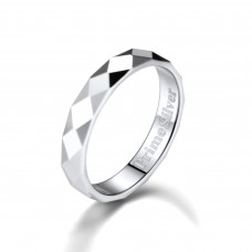 PrimeSilver Sterling Silver 3MM Minimalist Ring for Women Men Size 4-12 Can Engrave, Comfort Fit Wedding Engagement Band Rings with Delicate Brand Packaging