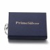 PrimeSilver Sterling Silver 3MM Minimalist Ring for Women Men Size 4-12 Can Engrave, Comfort Fit Wedding Engagement Band Rings with Delicate Brand Packaging