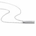 PrimeSilver Personalized Bar Necklace 925 Sterling Silver Custom Couple/Lover Name Engraving Bar Pendant Jewelry Birthday